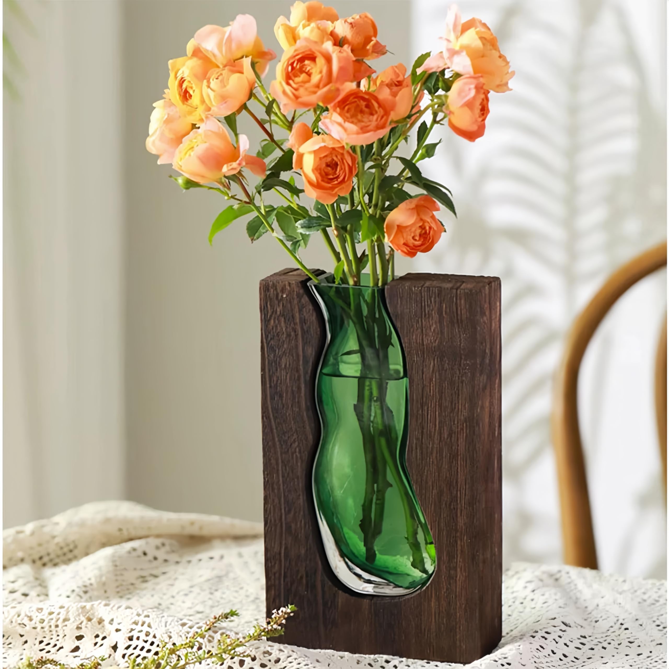 花瓶　鉢　花器　植木鉢　色彩豊かな金属製花瓶 中型 Amazon.co.jp: 芸術的な卓上花瓶 モダンボーホープランター繁殖花瓶
